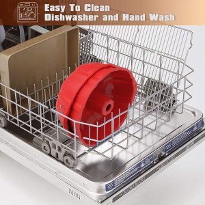 SILIVO Nonstick Fluted Cake Pans (2 Pack) - 7 inch Silicone Cake Pans for Jello, Monkey Bread and Bunte cake