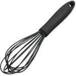 Chef Craft Premium Silicone Wire Cooking Whisk, 10.5 inch, Black