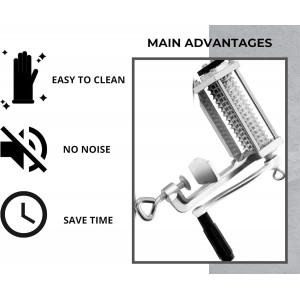 Commercial Meat Tenderizer Cuber – Heavy Duty Steak Flatten Tool Meat Grinder Attachment Clamp-on Rolling Cuber for Efficient Meat Tenderizing