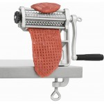 Commercial Meat Tenderizer Cuber – Heavy Duty Steak Flatten Tool Meat Grinder Attachment Clamp-on Rolling Cuber for Efficient Meat Tenderizing