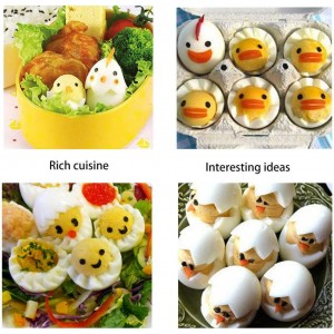 Multifunctional Egg Decorator and Cutter Set - Can Be Used As a Fruit Slicer - Exquisite Kitchen Accessories