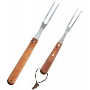 Fantasyon 2 Pack Meat Fork with Wooden H...