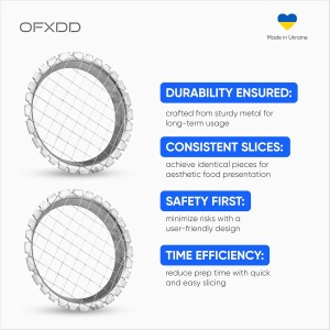 Egg Dicer for Hard Boiled Eggs - Metal Wire Potato, Carrot & Egg Salad Chopper Grid/Slicer- Manual Egg Chopper for Hard Boiled Eggs and Vegetables