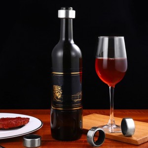 12pcs Stainless Steel Wine Bottle Collars: Classy Wine Collar Drip Rings, Simple Wine Stopper with Velvet Felt, Small Handy Gadgets for Kitchen and Bar