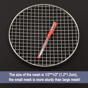 Cooking Rack Round Stainless Steel Dia 5.9