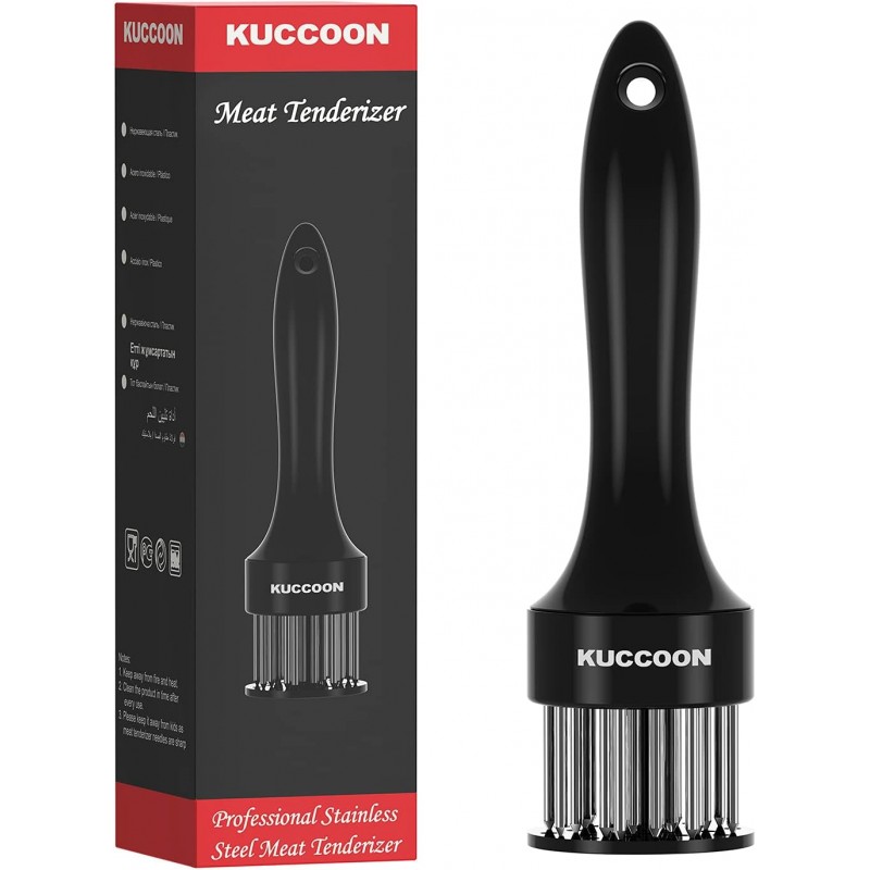 Meat Tenderizer Tool Stainless Steel Needle Ultra Sharp 24 Blades Tenderizer Tool for Tenderizing Beef Chicken Steak Veal Pork