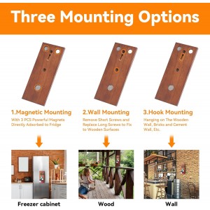 Gifts for Men Dad, Magnetic Beer Bottle Opener Wall Mounted with Auto Catch, Unique Beer Gifts for Men Him Boyfriend Grandpa Husband Uncle, Cool Gadgets for Birthday Housewarming Presents