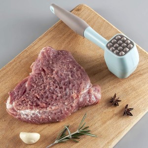 Meat Tenderizer Hammer Mallet With Comfort Grip Rubber Handle, Dual-Sided Meat Pounder For Tenderizing Steak, Beef, Chicken, Lamb, Vegetable, Minced Meat And Hard Candy, Easy To Clean