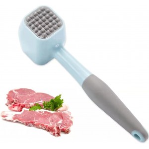 Meat Tenderizer Hammer Mallet With Comfort Grip Rubber Handle, Dual-Sided Meat Pounder For Tenderizing Steak, Beef, Chicken, Lamb, Vegetable, Minced Meat And Hard Candy, Easy To Clean