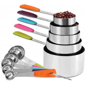 Measuring Cups and Spoons Set Stainless ...