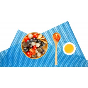 SCRUBIT Reusable Cleaning Wipes, Handy Wipes for Kitchen and Office - Dish Cloths for Washing Dishes - Multi Purpose Disposable Cleaning Towels (12 x 20 in) 72 Pack (Blue)