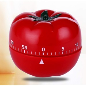Cute Tomato Shape 360 Degree Rotating Kitchen Cooking Timer Kitchen Craft Mechanical Wind Up 60 Minutes Timer