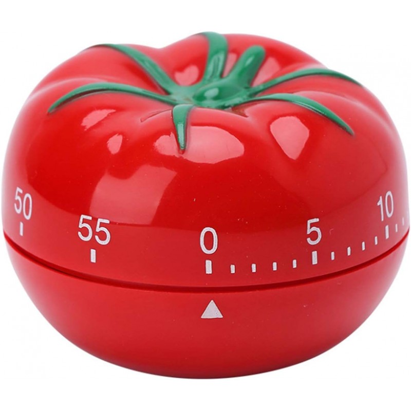 Cute Tomato Shape 360 Degree Rotating Kitchen Cooking Timer Kitchen Craft Mechanical Wind Up 60 Minutes Timer