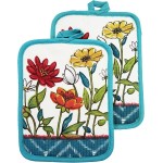 Potholders for Kitchens-Hot Pads-Hot Pads for Kitchen Counter Set-9x 7 inch