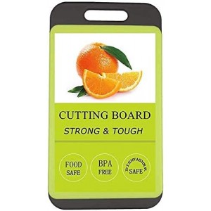 Mini Kitchen Cutting Board Mats, BPA-Free, Dishwasher Safe, Juice Grooves, Thicker Boards, Easy Grip Handle, Non Porous (1)
