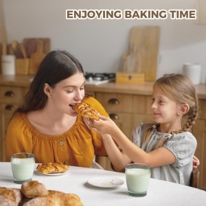 KITESSENSU Nonstick Baguette Pans for French Bread Baking, Perforated 2 Loaves Baguettes Bakery Tray, 15