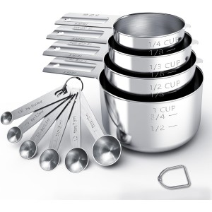 Stainless Steel Measuring Cups & Spo...