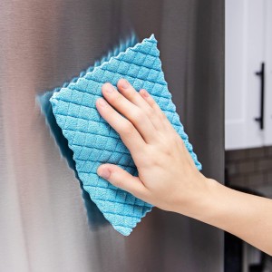 Libman 1482 Microfiber Sponge Cloths – Combines The Best of a Sponge and Dish Cloth, Includes 3 Packs of 3 Sponge Cloths (9 Total Sponge Cloths), Pink, Blue and Green