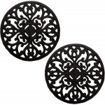Hedume 2 Pack Cast Iron Trivet, 6.8