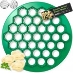 Dumpling Maker - Plastic Pelmeni Maker - Russian Ukrainian Dumpling Mold Machine Press Ravioli Mould Cutter - Delicious Dumplings Siberian Meat Pelmeni Kitchen Supplies