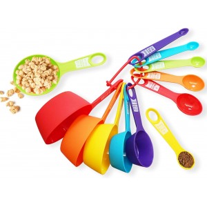 12 Piece Measuring Cups and Spoons Set, ...
