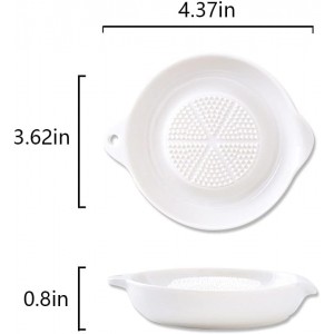 Advanced Ceramic Grater for Ginger, Garlic and Onion, 4 Inches (4-Inch)