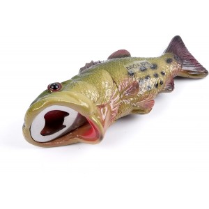 Bass Fish Bottle Opener, Beer Bottle Opener,Creative,Resin,Green