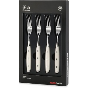 Cangshan S1 Series S/S 18/10 Forged 4-Piece Steak Fork Set