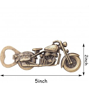 Unique Motorcycle Beer Gifts for Men Vintage Motorcycle Bottle Opener, Fathers Day Gift Birthday Christmas Gift for Him Dad Husband Grandpa Boyfriend