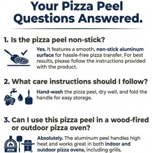 Large Pizza Peel 16 inch - Extra Large Metal Pizza Peel with 14 inch Stainless Steel Pizza Cutter Rocker, Pizza Paddle with Folding Handle (13