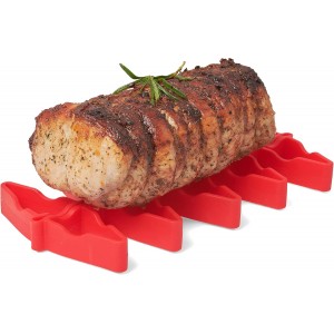 Cuisipro Silicone Dual Trivet, 7.5x7x1in, Red