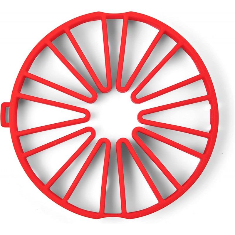 Cuisipro Silicone Dual Trivet, 7.5x7x1in, Red