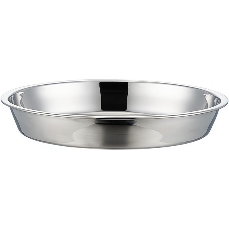 Deep Dish Pizza Pan,Stainless Steel Pizza Tray Oven Pan,Pie Grill Pan Baking Pan10-12-14Inch (16x1.95)