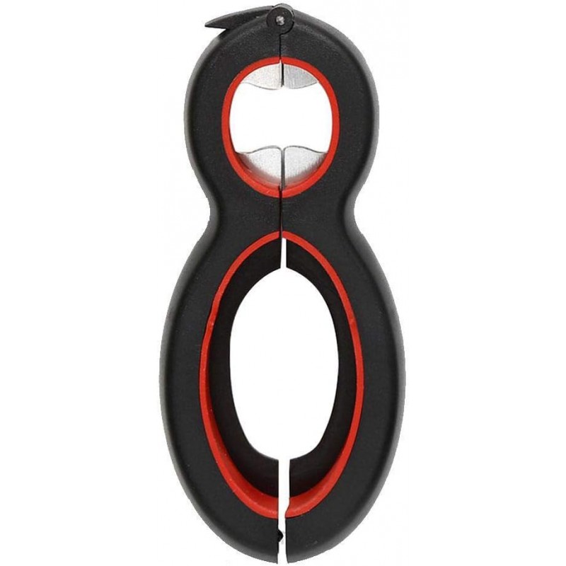 Medsuo Jar Opener 6 in 1 Multi Function Bottle Opener Manual Opener Get Lids Off Easily Portable Lid Twist Off Non-Slip for Weak Hands Seniors with Arthritis and Anyone with Low Strength