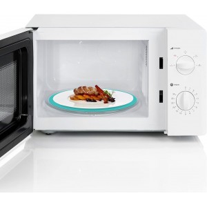 WIOR 4 Pack 12 Inch Silicone Microwave Mat, Round Non-Stick Heat Resistant Baking Mat Set, BPA-Free Multipurpose Turntable Oven Mat Hot Pad Pot Holder for Home Kitchen Restaurant Dining Table Trivet