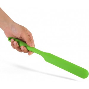 Small Silicone Spatulas Bulk for Kitchen, Baking, Cake Icing, Resin Craft(set of 6), Mini Silicon Scraper Tool, Jar Spatula with Long Handle Heat Resistant, Waxing Sticks Large with Slant for Hard Wax