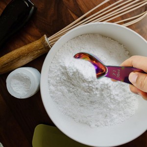 2 Pieces Stainless Steel Coffee Scoops Set(1 Tbsp,2 Tbsp)Durable Coffee Spoons with Ergonomic Handle Measuring Tablespoon for Canisters Tea Sugar Ground Coffee Whole Bean Milk Powder Flour (Colourful)