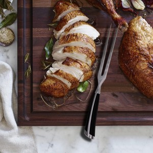 Kaycrown Carving Fork, Stainless Steel Meat Fork with Long Heat-Resistant Handle, Durable and Practical for Barbecue, Serving, Cooking, Grilling, Roasting