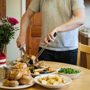 Kaycrown Carving Fork, Stainless Steel Meat Fork with Long Heat-Resistant Handle, Durable and Practical for Barbecue, Serving, Cooking, Grilling, Roasting