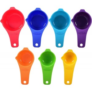 Measuring Cups Set of 7, Assorted Colors