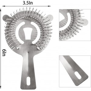 WUWEOT 9 Pack Cocktail Strainer, 6