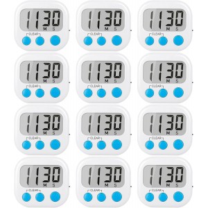 12 Pack Digital Kitchen Timers for Cooki...