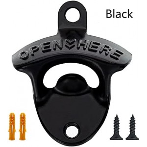 Beer bottle openers Cast Iron wall mounted bottle opener(Set of 2With screws)