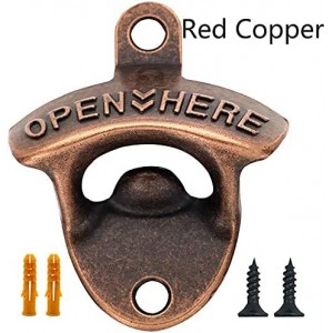 Beer bottle openers Cast Iron wall mounted bottle opener(Set of 2With screws)