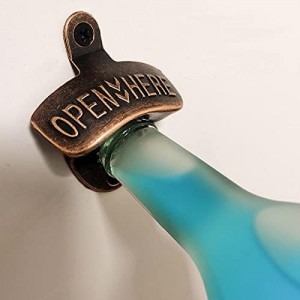 Beer bottle openers Cast Iron wall mounted bottle opener(Set of 2With screws)