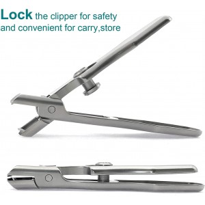 Nail Clippers for Men Thick Nails, Large Wide Jaw Opening Long Handle Heavy Duty Ultra Sharp Toe Nail Clippers with Catcher for Seniors,Adult,Women (Silver with File)