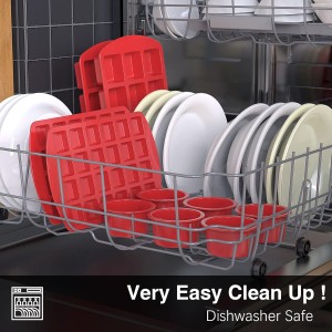 SILIVO 4 Inch Cake Pan (6 Pack) - Silicone Mini Smash Cake Pans, Nonstick Small Cake Pans for Smash Cake,Muffin and Egg Bites