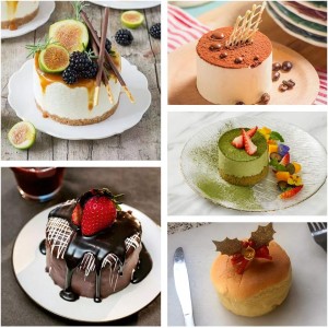 SILIVO 4 Inch Cake Pan (6 Pack) - Silicone Mini Smash Cake Pans, Nonstick Small Cake Pans for Smash Cake,Muffin and Egg Bites