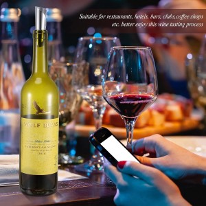 Skyley 120 Pieces Silver Wine Pourer Liquor Stopping Pouring Discs Aluminum Foil Wine Whisky Pourer Thin Reusable Spout Disks for Beverage Beer Liquid Dispenser Bar Party Gift