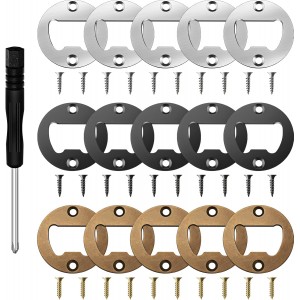 15 Sets Bottle Opener Inserts Kit Stainl...